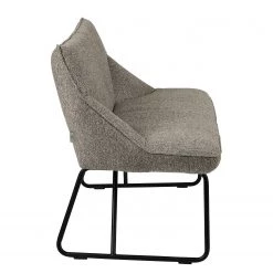 Tom Tailor Banquette Cushion III - Chenille / Métal - Gris minéral - Largeur : 184 cm -Meubles de salle à manger Soldes Magasin 1000346902 220511 035 DETAILS P000000001000346902