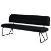 Tom Tailor Banc Tube II - Tissu / Métal - Noir