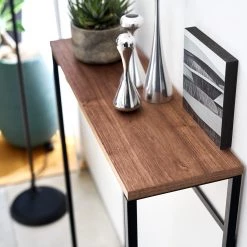 Yamazaki Console Tower - Frêne massif / Métal - Noir 12 Yamazaki Console Tower - Frêne massif / Métal - Noir -Meubles de salle à manger Soldes Magasin 1000347253 220505 030 DETAILS P000000001000347253