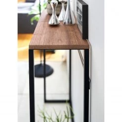 Yamazaki Console Tower - Frêne massif / Métal - Noir 14 Yamazaki Console Tower - Frêne massif / Métal - Noir -Meubles de salle à manger Soldes Magasin 1000347253 220505 032 DETAILS P000000001000347253