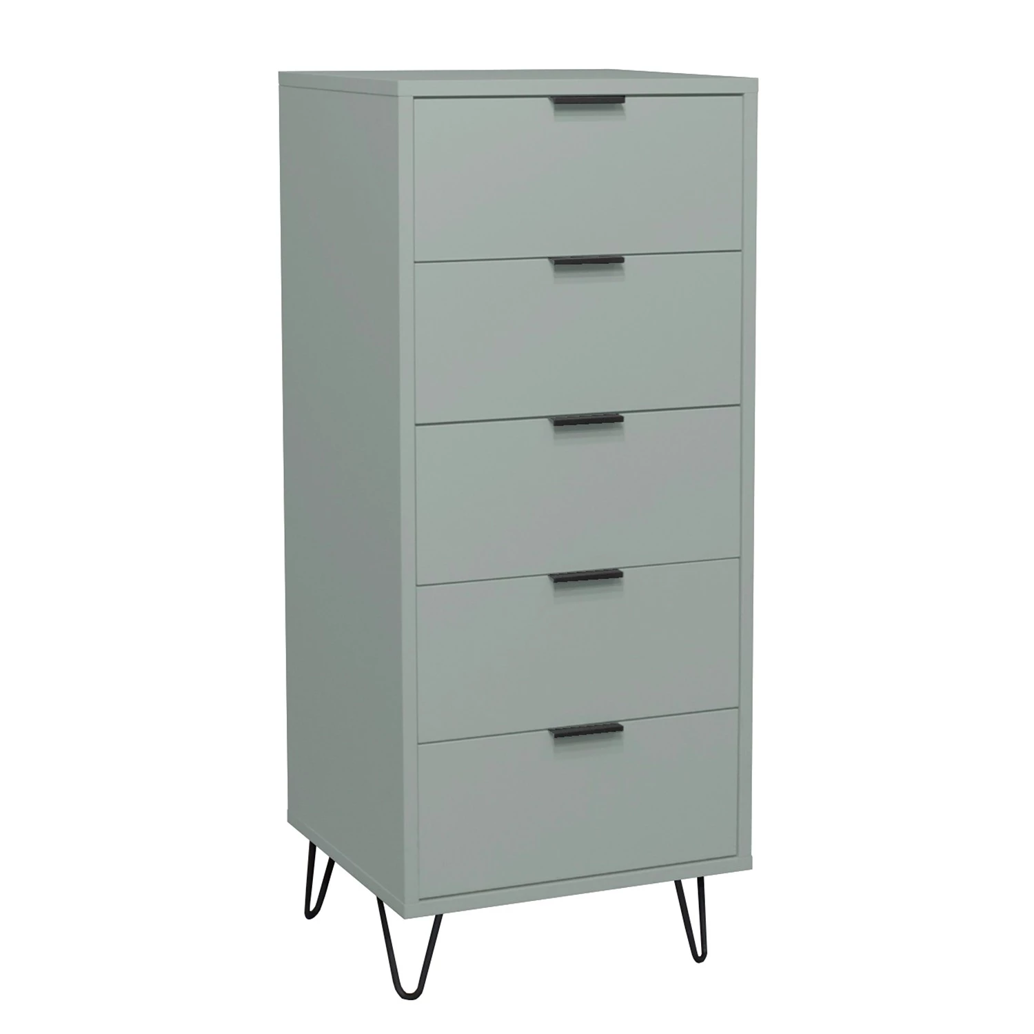 Loftscape Commode Potrero V - Gris menthe 2 Loftscape Commode Potrero V - Gris menthe – Image 2