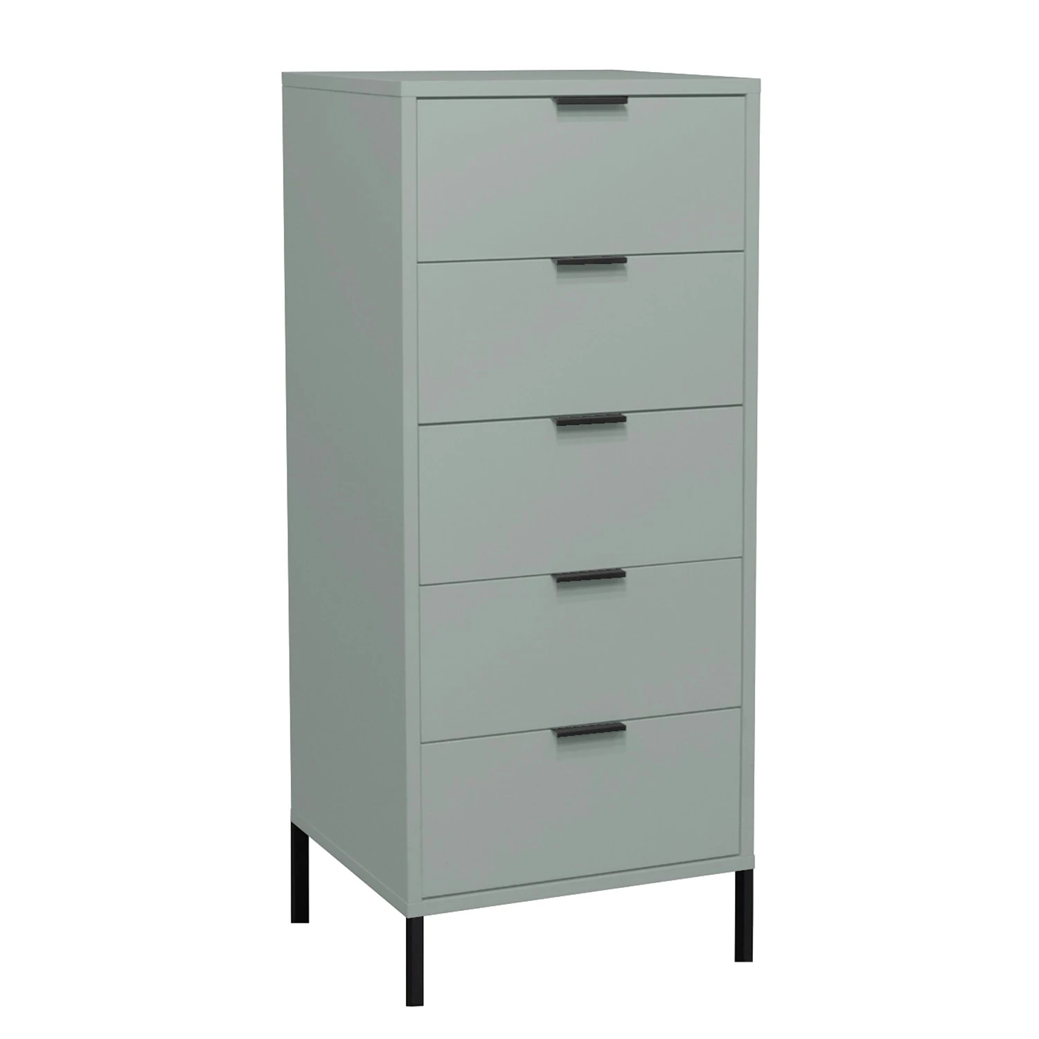 Loftscape Commode Potrero V - Gris menthe 3 Loftscape Commode Potrero V - Gris menthe – Image 3