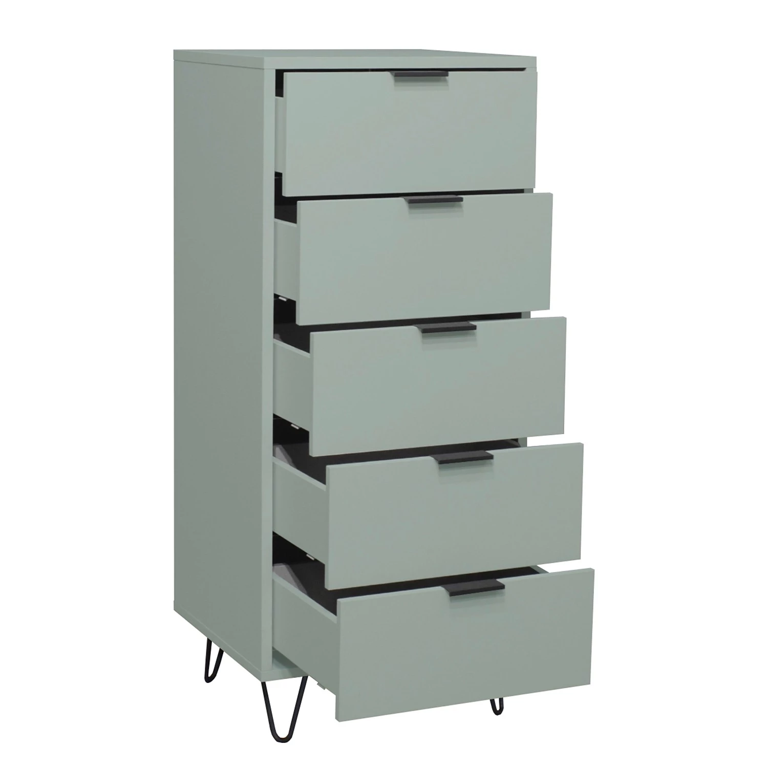 Loftscape Commode Potrero V - Gris menthe 11 Loftscape Commode Potrero V - Gris menthe – Image 11