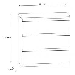 Loftscape Commode Optima III - Blanc mat 6 Loftscape Commode Optima III - Blanc mat -Meubles de salle à manger Soldes Magasin 1000348077 220603 500 SKETCH DETAILS P000000001000348077 sketch