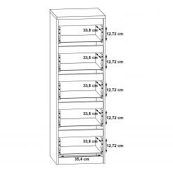 Loftscape Commode haute Optima - Blanc mat 7 Loftscape Commode haute Optima - Blanc mat -Meubles de salle à manger Soldes Magasin 1000348094 220603 501 SKETCH DETAILS P000000001000348094 sketch