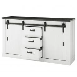 Ridgevalley Enfilade Shutter I - Imitation pin blanc 14 Ridgevalley Enfilade Shutter I - Imitation pin blanc -Meubles de salle à manger Soldes Magasin 1000348674 220505 040 DETAILS P000000001000348674