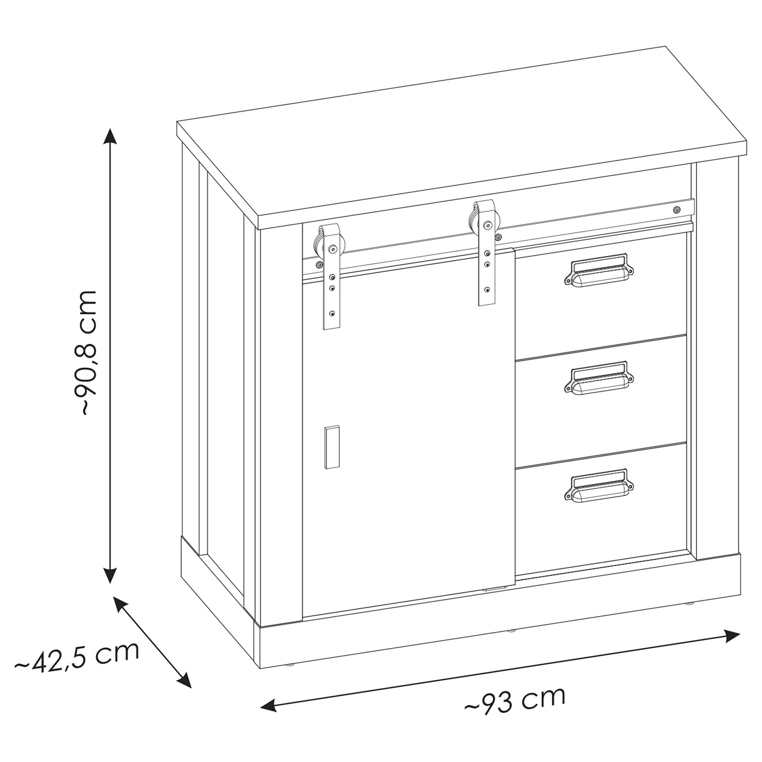 Ridgevalley Buffet Shutter II - Imitation pin blanc 8 Ridgevalley Buffet Shutter II - Imitation pin blanc – Image 8