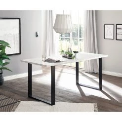 Ridgevalley Table Shutter - Imitation pin blanc -Meubles de salle à manger Soldes Magasin 1000348684 220505 021 MOOD DETAILS P000000001000348684 mood