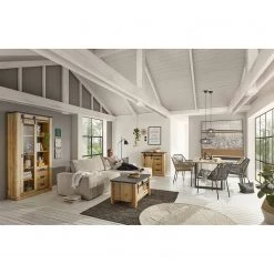 Ridgevalley Vitrine Shutter - Imitation chêne -Meubles de salle à manger Soldes Magasin 1000348691 220505 023 MOOD DETAILS P000000001000348691 mood