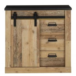 Ridgevalley Buffet Shutter II - Imitation chêne -Meubles de salle à manger Soldes Magasin 1000348698 220505 030 DETAILS P000000001000348698