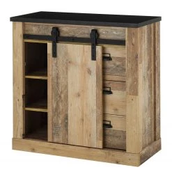 Ridgevalley Buffet Shutter II - Imitation chêne -Meubles de salle à manger Soldes Magasin 1000348698 220505 050 DETAILS P000000001000348698