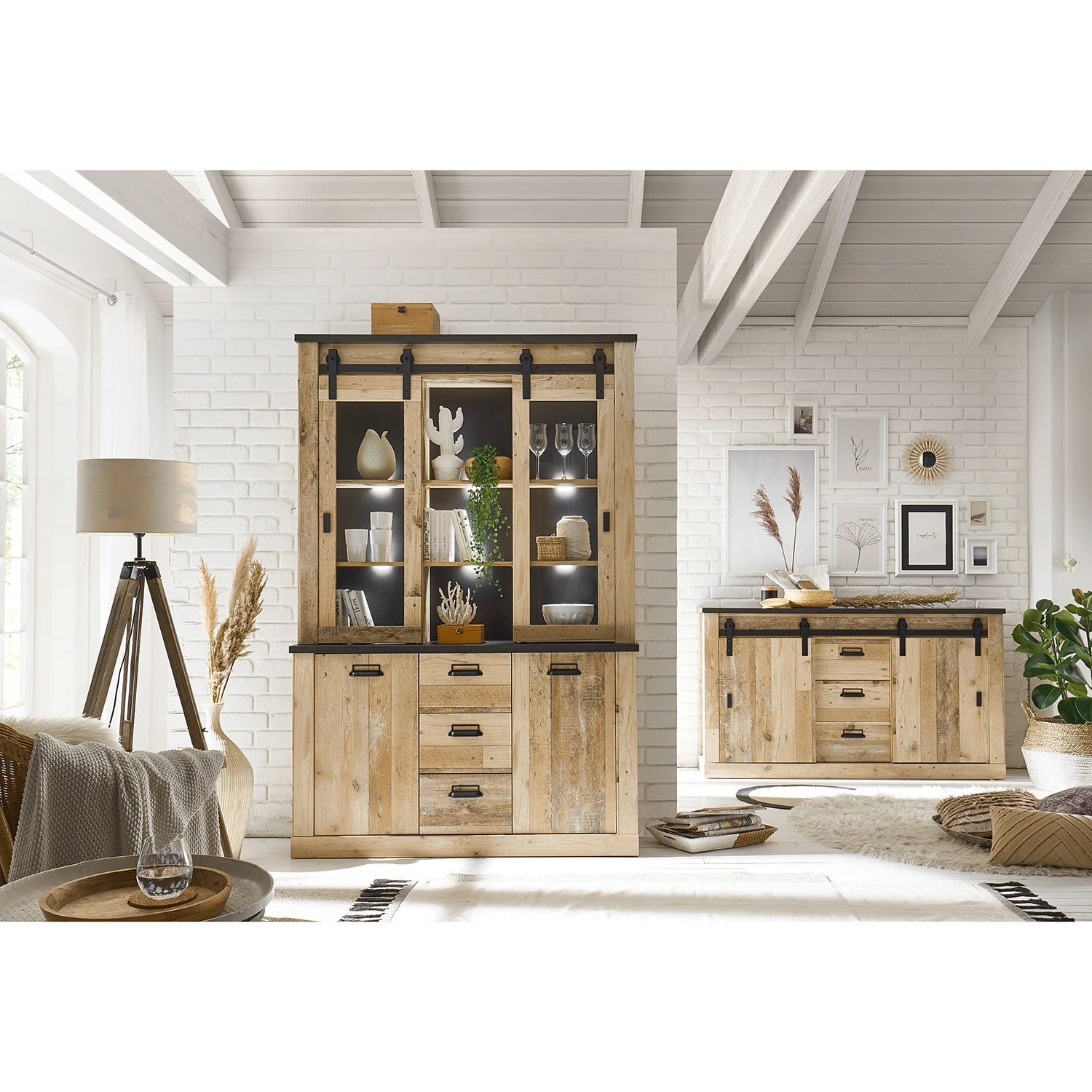 Ridgevalley Vaisselier Shutter II - Imitation chêne 4 Ridgevalley Vaisselier Shutter II - Imitation chêne – Image 4