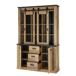 Ridgevalley Vaisselier Shutter II - Imitation chêne 17 Ridgevalley Vaisselier Shutter II - Imitation chêne -Meubles de salle à manger Soldes Magasin 1000348701 220505 040 DETAILS P000000001000348701