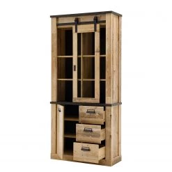 Ridgevalley Vaisselier Shutter I - Imitation chêne -Meubles de salle à manger Soldes Magasin 1000348702 220505 040 DETAILS P000000001000348702