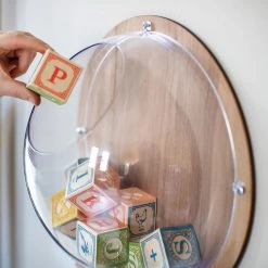 Koziol Étagère murale Orion II - Noyer massif - Noyer / Noyer clair - Diamètre : 34 cm -Meubles de salle à manger Soldes Magasin 1000351813 220510 021 MOOD DETAILS P000000001000351813 mood