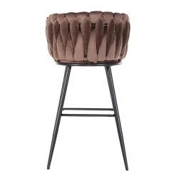 Jack & Alice Chaise de bar Feltham - Marron noix de coco -Meubles de salle à manger Soldes Magasin 1000352072 220520 035 DETAILS P000000001000352072