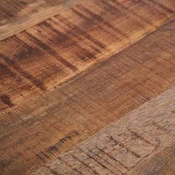 Red Living Table Yonkers - Manguier brut massif / Fer - Manguier / Noir -Meubles de salle à manger Soldes Magasin 1000352088 220520 050 DETAILS P000000001000352088