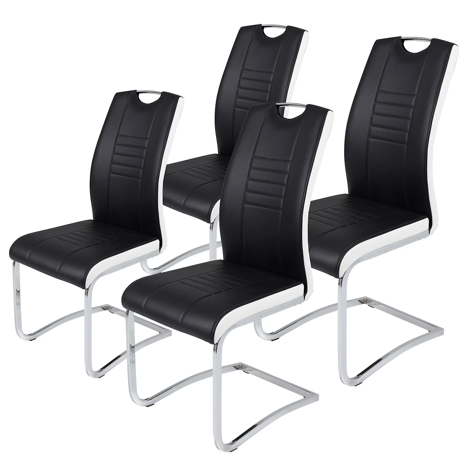 Chaise cantilever Truffaldino - Lot de 4 1 Chaise cantilever Truffaldino - Lot de 4