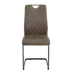 Loftscape Chaise cantilever Lajo - Microfibre / Acier - Limon - Lot de 4 11 Loftscape Chaise cantilever Lajo - Microfibre / Acier - Limon - Lot de 4 -Meubles de salle à manger Soldes Magasin 1000352429 220610 040 DETAILS P000000001000352429