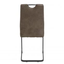 Loftscape Chaise cantilever Lajo - Microfibre / Acier - Limon - Lot de 4 14 Loftscape Chaise cantilever Lajo - Microfibre / Acier - Limon - Lot de 4 -Meubles de salle à manger Soldes Magasin 1000352429 220610 070 DETAILS P000000001000352429