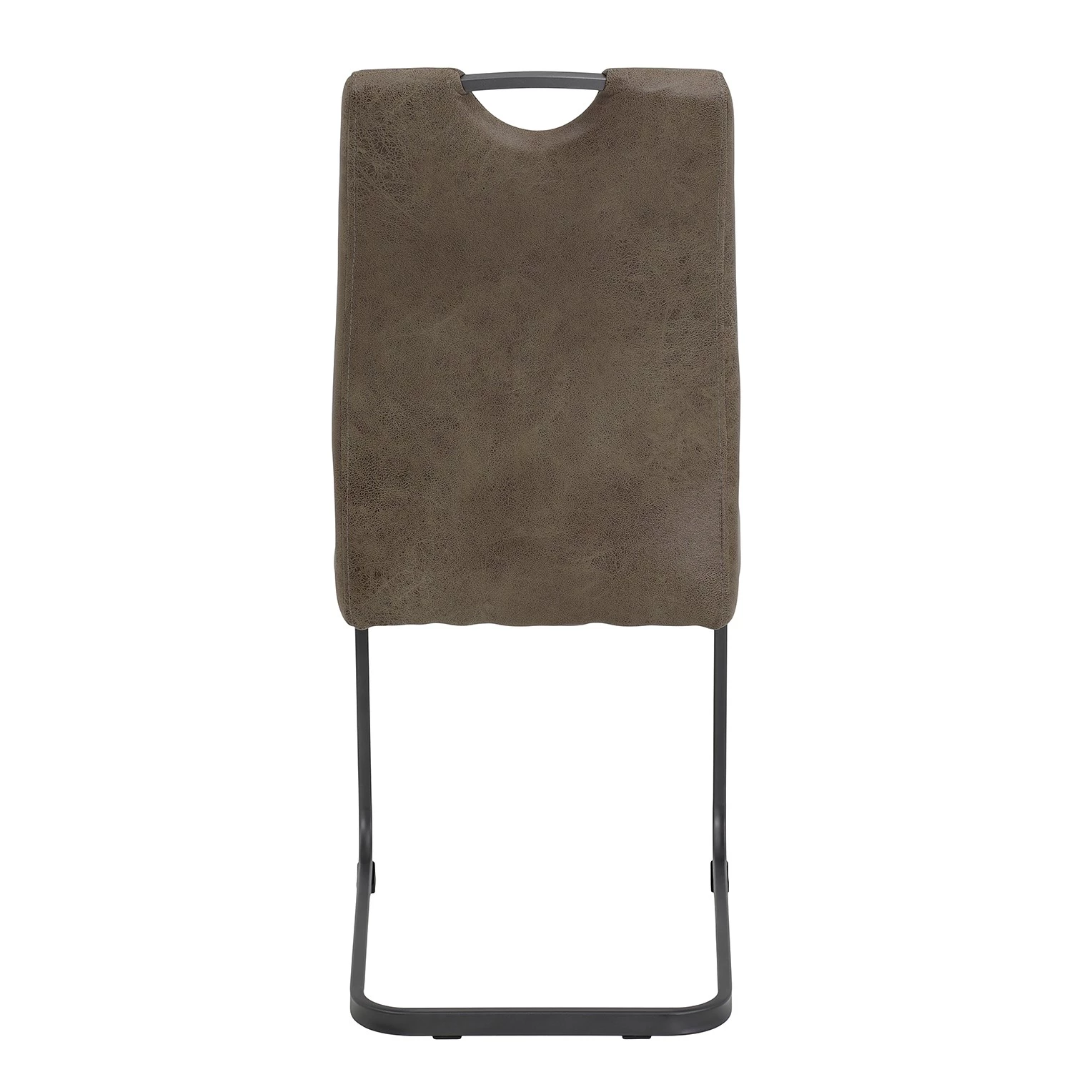 Loftscape Chaise cantilever Lajo - Microfibre / Acier - Limon - Lot de 4 6 Loftscape Chaise cantilever Lajo - Microfibre / Acier - Limon - Lot de 4 – Image 6