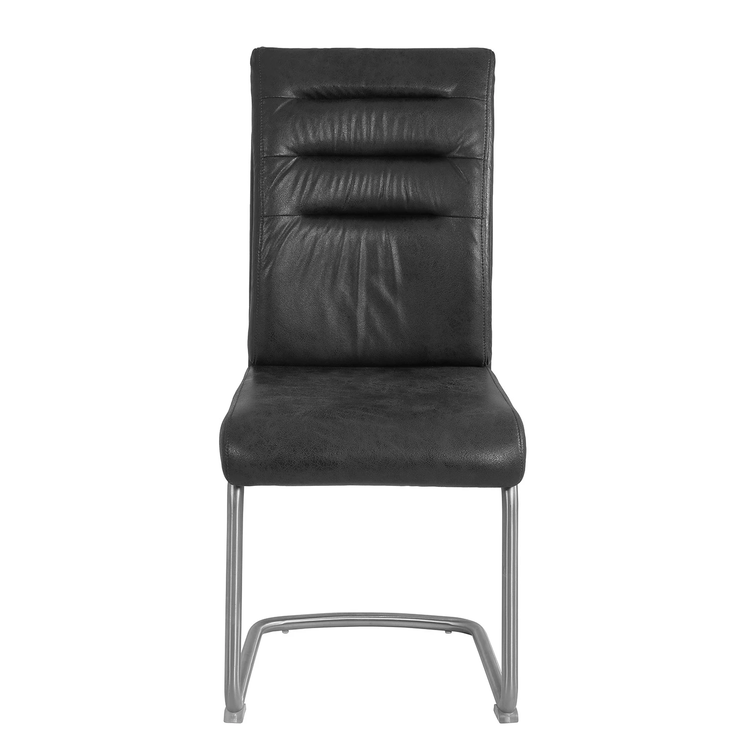 Loftscape Chaise cantilever Witney - Anthracite - Lot de 4 4 Loftscape Chaise cantilever Witney - Anthracite - Lot de 4 – Image 4