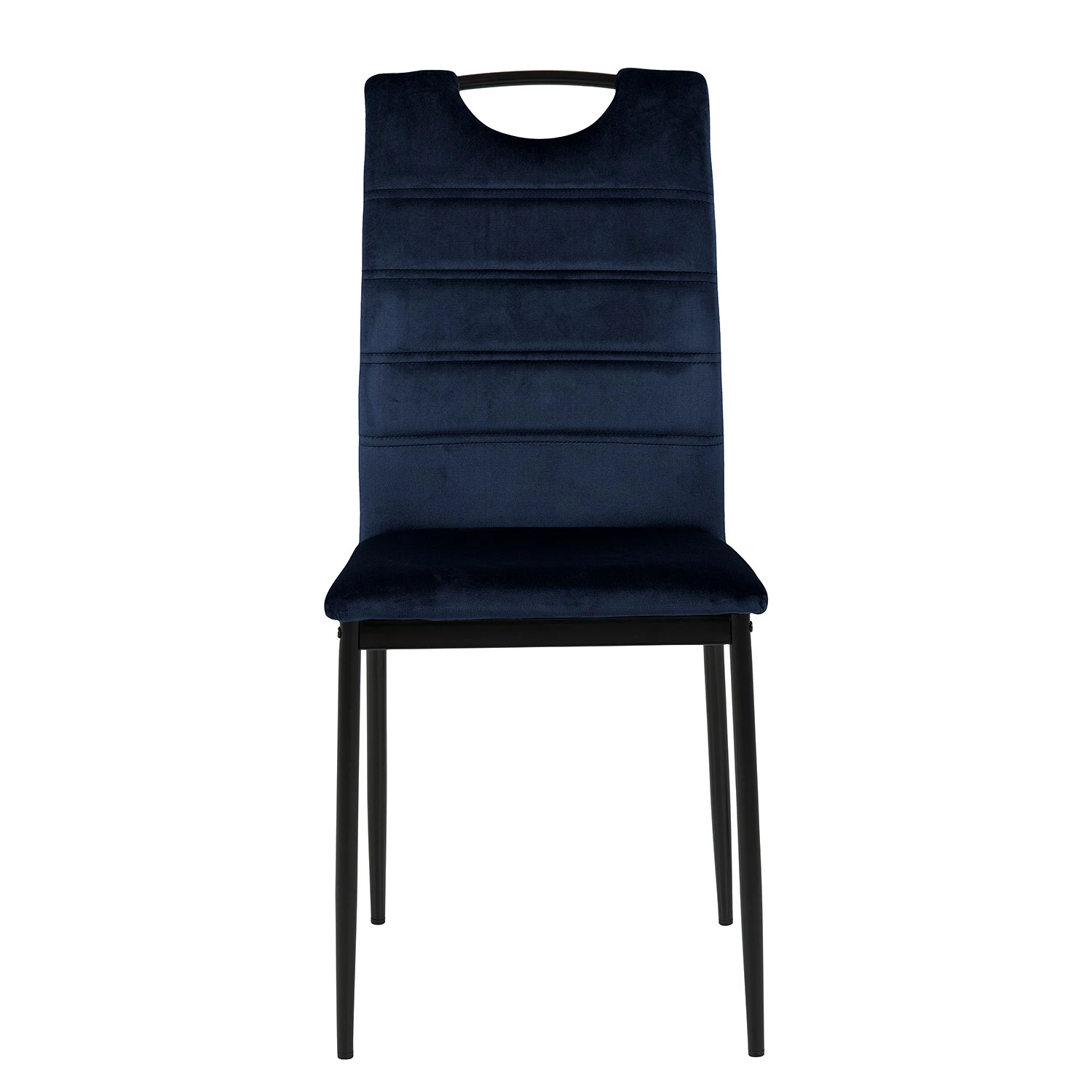 Loftscape Chaises capitonnées Glendive (lot de 4) - Bleu lagon 4 Loftscape Chaises capitonnées Glendive (lot de 4) - Bleu lagon – Image 4