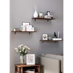 Red Living Tablettes murales Crossville II (lot 2) - Marron / Noir 10 Red Living Tablettes murales Crossville II (lot 2) - Marron / Noir -Meubles de salle à manger Soldes Magasin 1000353409 220601 021 MOOD DETAILS P000000001000353409 mood