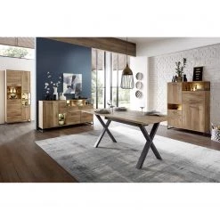 Red Living Buffet Sligo - Imitation chêne rustique argenté / Graphite -Meubles de salle à manger Soldes Magasin 1000353508 220610 020 MOOD DETAILS P000000001000353508 mood