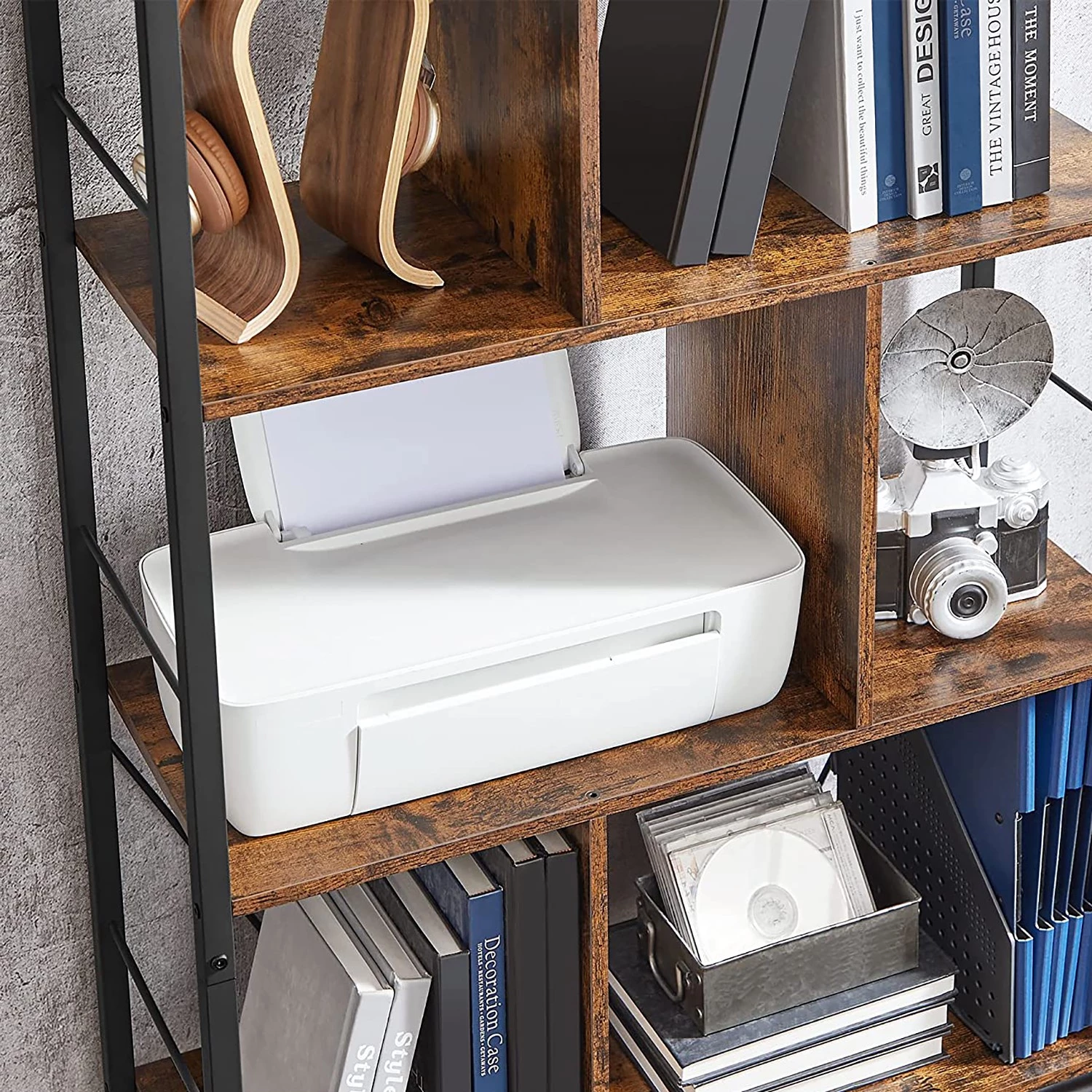 Red Living Étagère Niolon I - Marron / Noir 4 Red Living Étagère Niolon I - Marron / Noir – Image 4