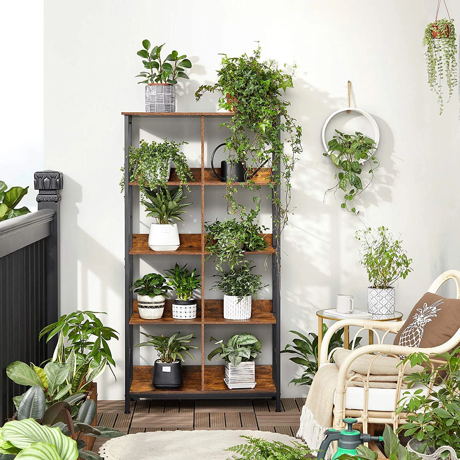 Red Living Étagère Niolon IV - Marron / Noir 2 Red Living Étagère Niolon IV - Marron / Noir – Image 2