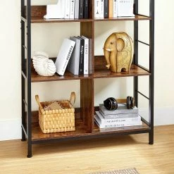 Red Living Étagère Niolon IV - Marron / Noir 12 Red Living Étagère Niolon IV - Marron / Noir -Meubles de salle à manger Soldes Magasin 1000355215 220601 030 DETAILS P000000001000355215