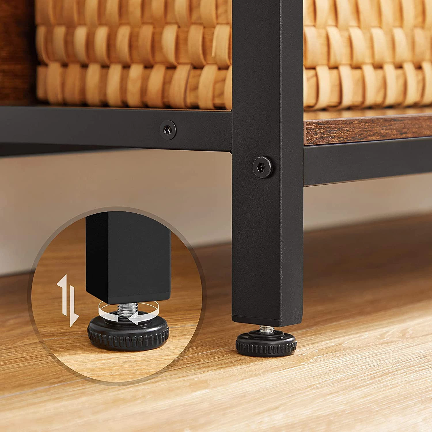 Red Living Étagère Niolon IV - Marron / Noir 7 Red Living Étagère Niolon IV - Marron / Noir – Image 7