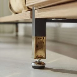 Red Living Étagère Ruoms I - Imitation acacia / Noir -Meubles de salle à manger Soldes Magasin 1000355289 220603 033 DETAILS P000000001000355289