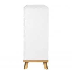 Norrwood Commode Skön - Blanc / Imitation chêne -Meubles de salle à manger Soldes Magasin 1000355301 220603 032 DETAILS P000000001000355301