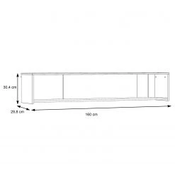 Loftscape Étagère murale Ozora - Blanc brillant / Blanc mat 10 Loftscape Étagère murale Ozora - Blanc brillant / Blanc mat -Meubles de salle à manger Soldes Magasin 1000356692 220603 500 SKETCH DETAILS P000000001000356692 sketch