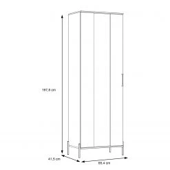 Loftscape Vitrine Ozora - Blanc brillant / Blanc mat 12 Loftscape Vitrine Ozora - Blanc brillant / Blanc mat -Meubles de salle à manger Soldes Magasin 1000356714 220603 500 SKETCH DETAILS P000000001000356714 sketch