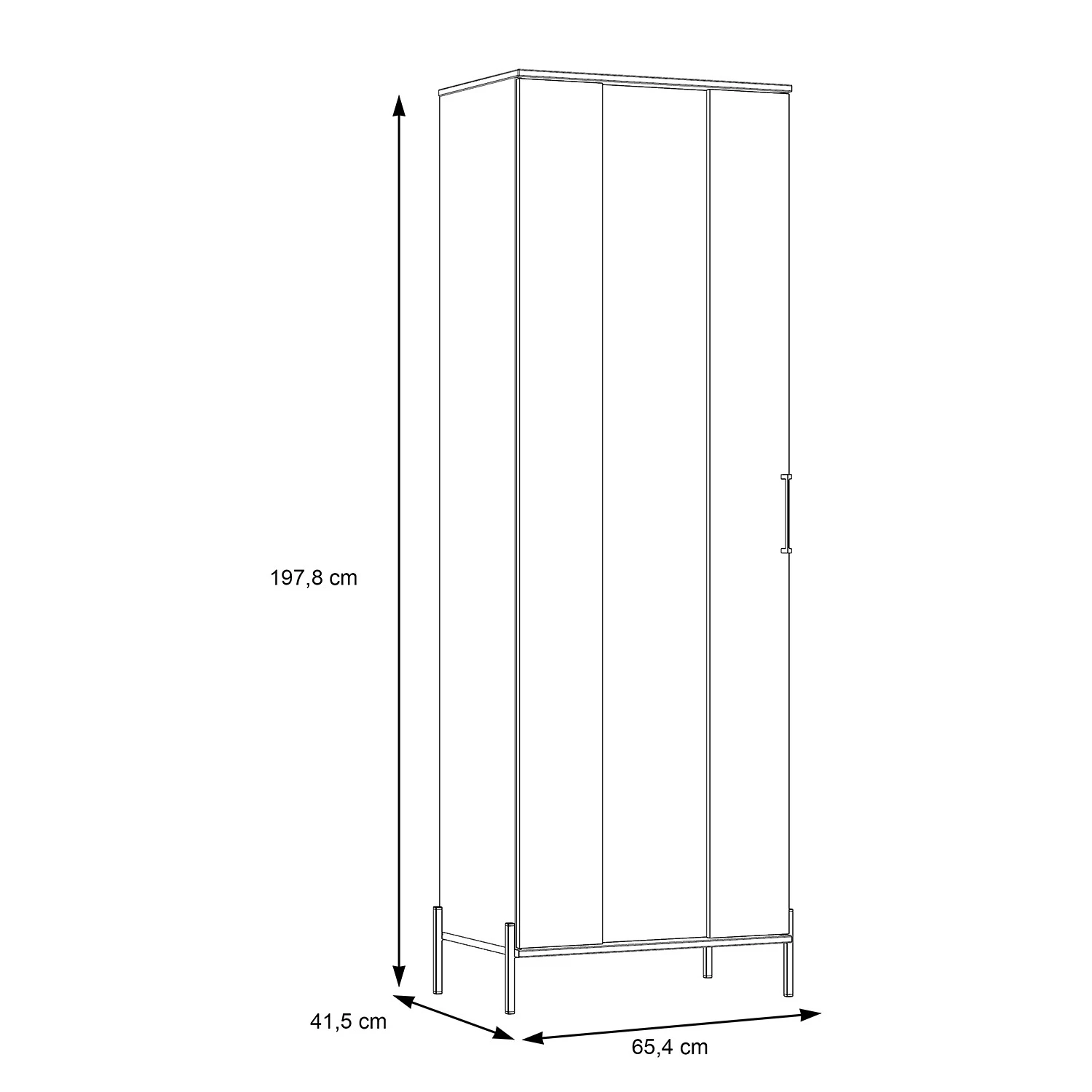 Loftscape Vitrine Ozora - Blanc brillant / Blanc mat 6 Loftscape Vitrine Ozora - Blanc brillant / Blanc mat – Image 6