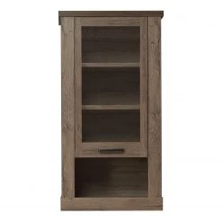 Loftscape Vitrine murale Temuco - Imitation chêne foncé -Meubles de salle à manger Soldes Magasin 1000357988 220616 040 DETAILS P000000001000357988