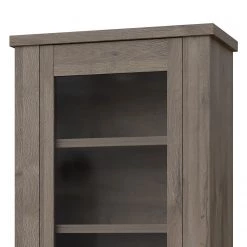 Loftscape Vitrine murale Temuco - Imitation chêne foncé -Meubles de salle à manger Soldes Magasin 1000357988 220616 050 DETAILS P000000001000357988