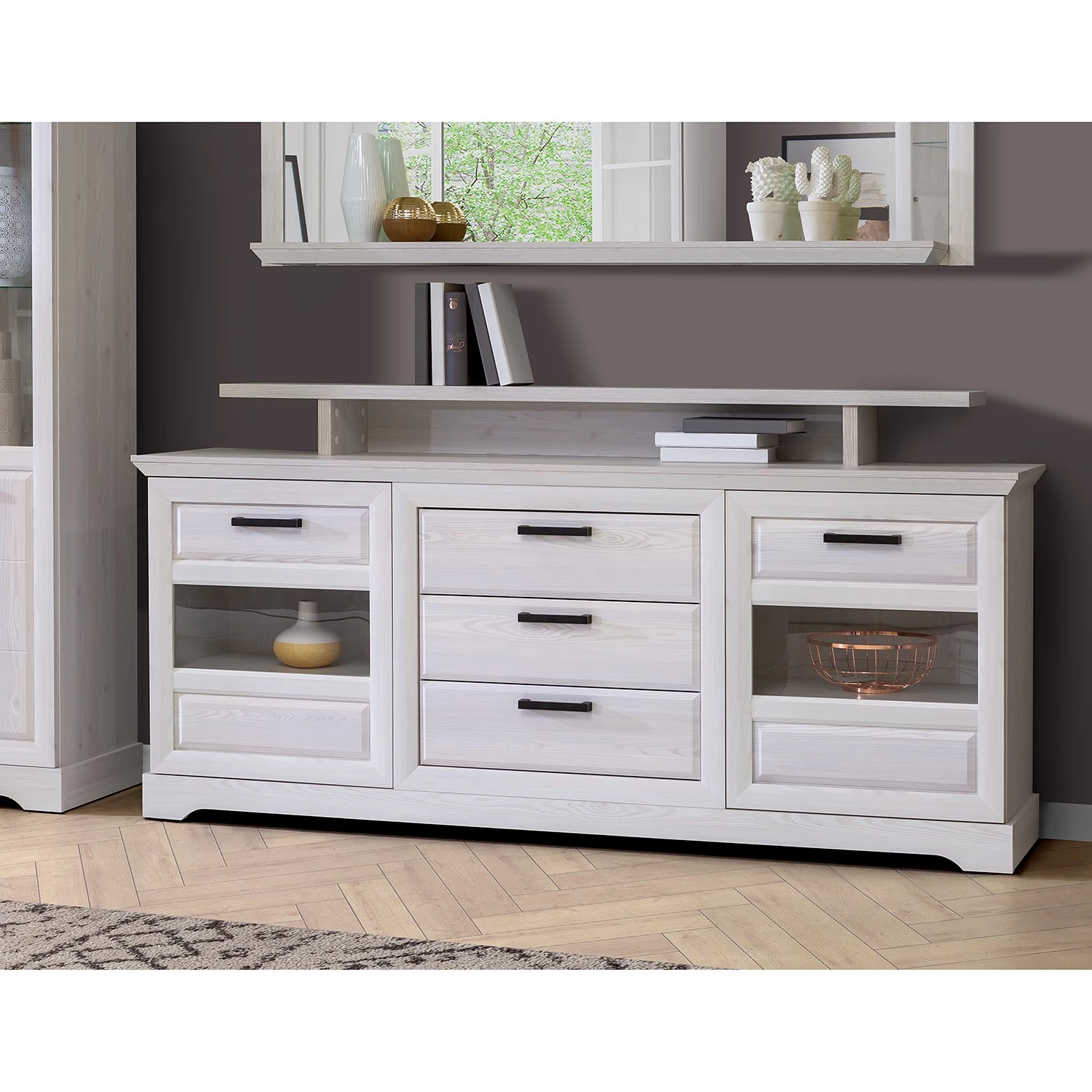 Ridgevalley Buffet New Dessa II - Imitation pin blanc 2 Ridgevalley Buffet New Dessa II - Imitation pin blanc – Image 2