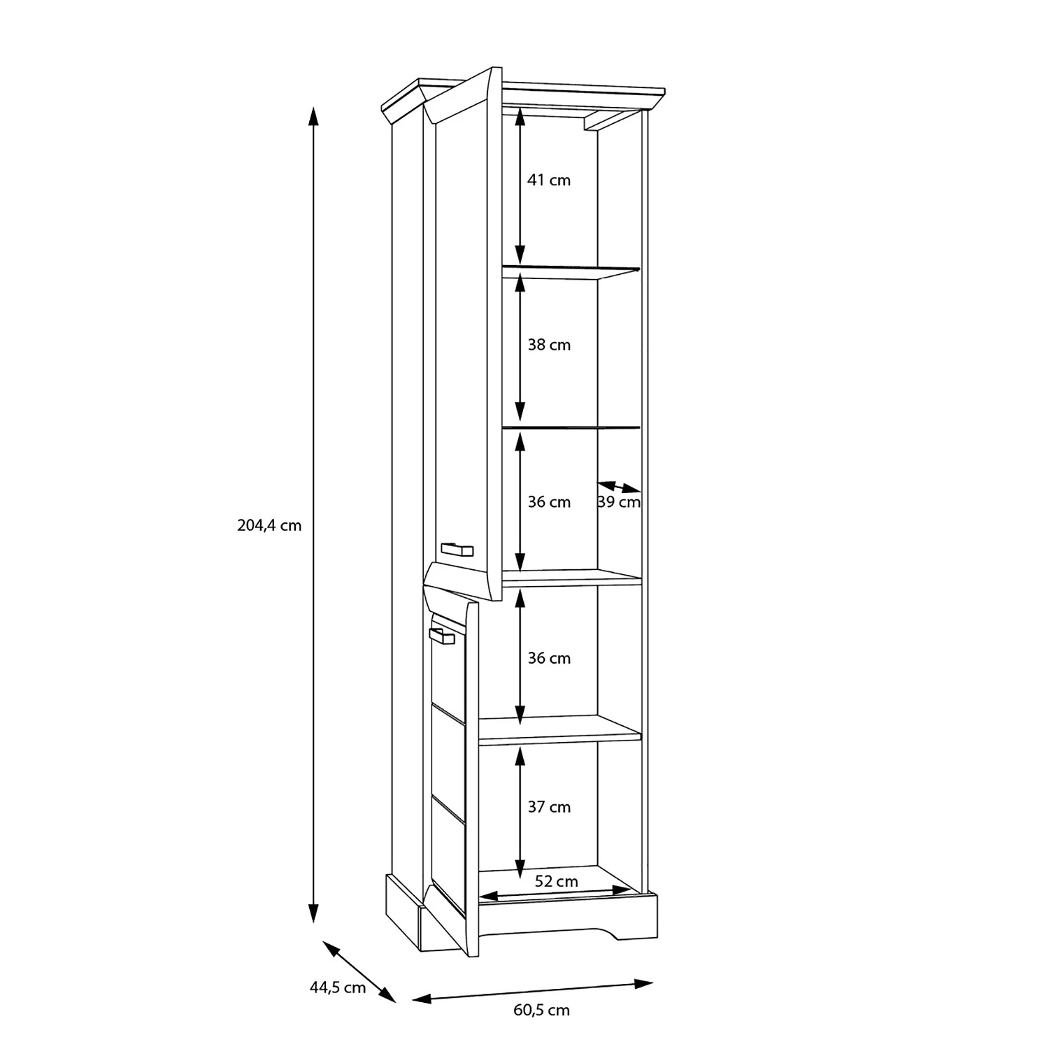 Ridgevalley Vitrine New Dessa - Imitation pin blanc 9 Ridgevalley Vitrine New Dessa - Imitation pin blanc – Image 9