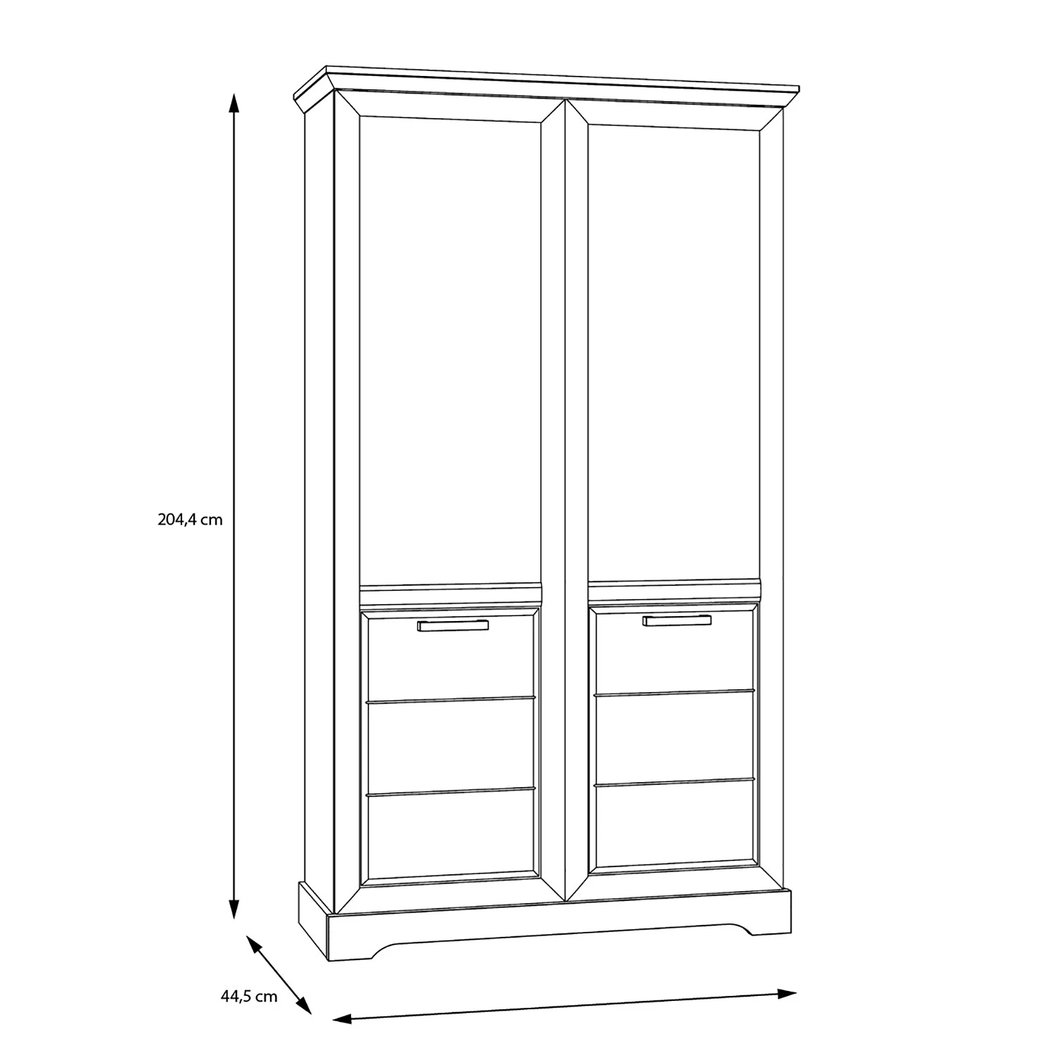 Ridgevalley Vitrine double New Dessa - Imitation pin blanc 8 Ridgevalley Vitrine double New Dessa - Imitation pin blanc – Image 8