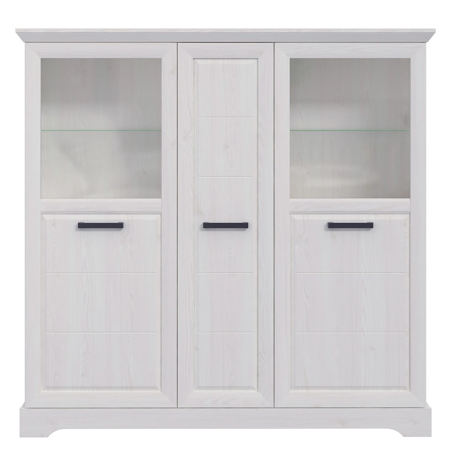 Ridgevalley Buffet haut New Dessa II - Imitation pin blanc 4 Ridgevalley Buffet haut New Dessa II - Imitation pin blanc – Image 4