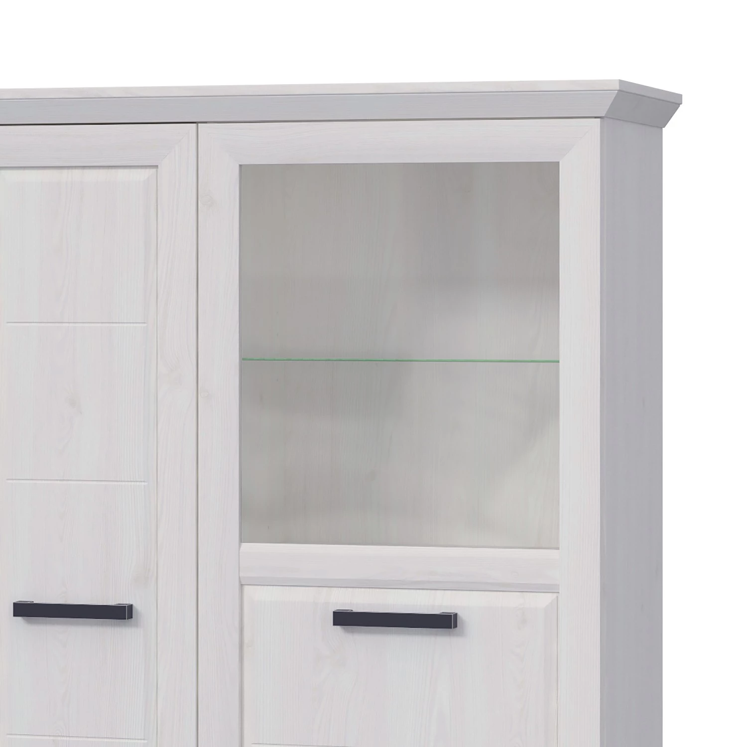 Ridgevalley Buffet haut New Dessa II - Imitation pin blanc 6 Ridgevalley Buffet haut New Dessa II - Imitation pin blanc – Image 6