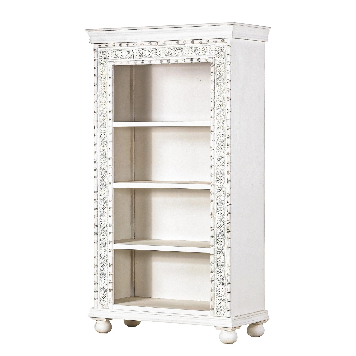 Ridgevalley Étagère Missoula - Manguier massif - Blanc vintage 1 Ridgevalley Étagère Missoula - Manguier massif - Blanc vintage