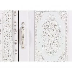 Ridgevalley Armoire Missoula - Manguier massif - Blanc vintage -Meubles de salle à manger Soldes Magasin 1000359911 220624 030 DETAILS P000000001000359911