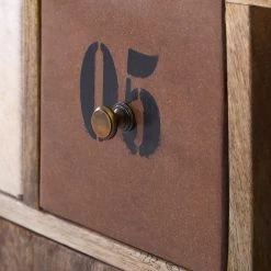 Red Living Buffet Vallentuna - Manguier massif / Métal - Manguier / Noir -Meubles de salle à manger Soldes Magasin 1000359916 220621 065 DETAILS P000000001000359916