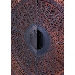 Red Living Buffet haut Curbar - Manguier massif / Métal - Noir -Meubles de salle à manger Soldes Magasin 1000359917 220629 030 DETAILS P000000001000359917