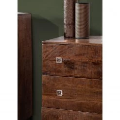 Red Living Commode Telados - Manguier massif / Métal - Manguier foncé / Noir -Meubles de salle à manger Soldes Magasin 1000359922 220621 024 MOOD DETAILS P000000001000359922 mood